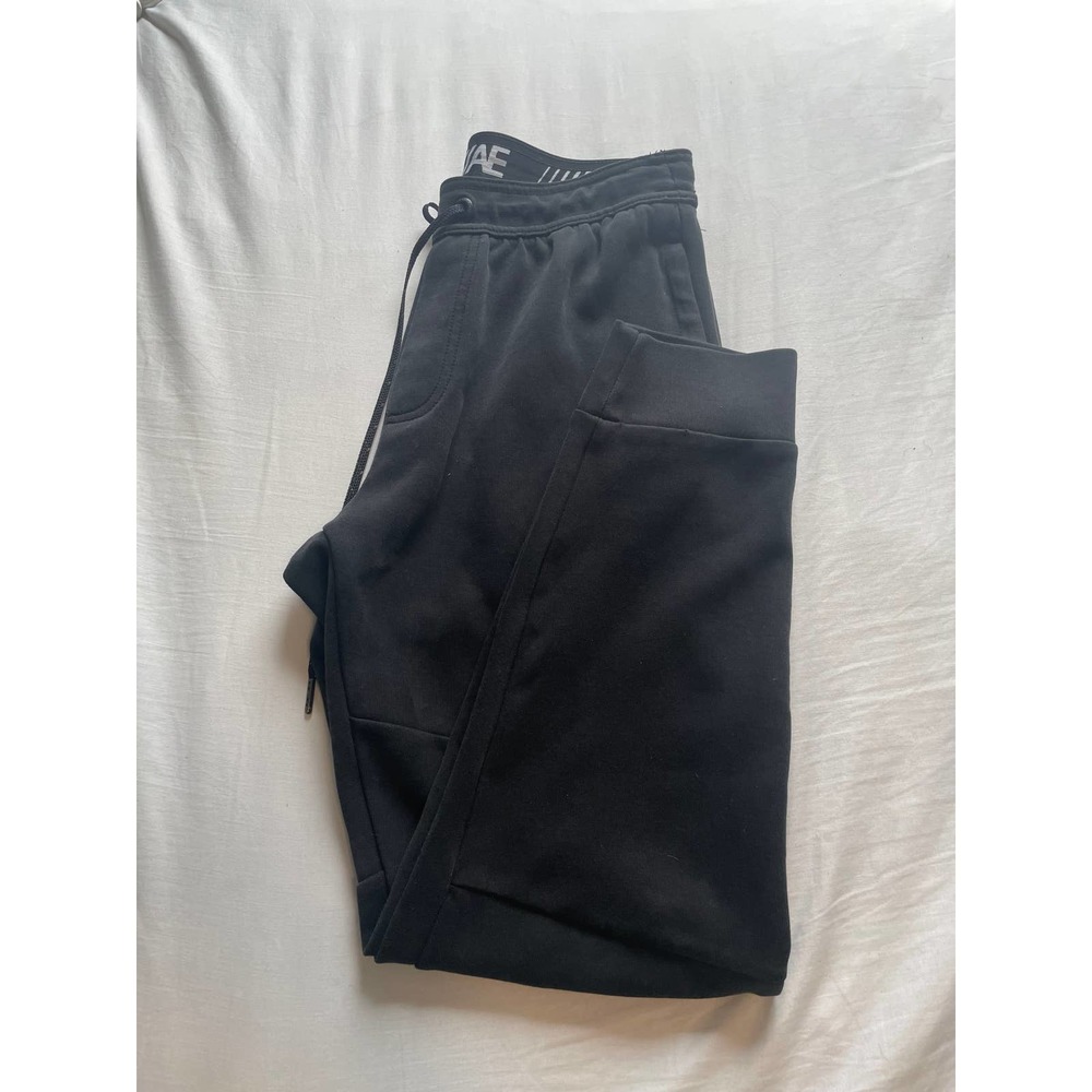 AMERICAN EAGLE BLACK ESSENTIAL ACTIVE 24/7 SWEATPANTS SIZE S